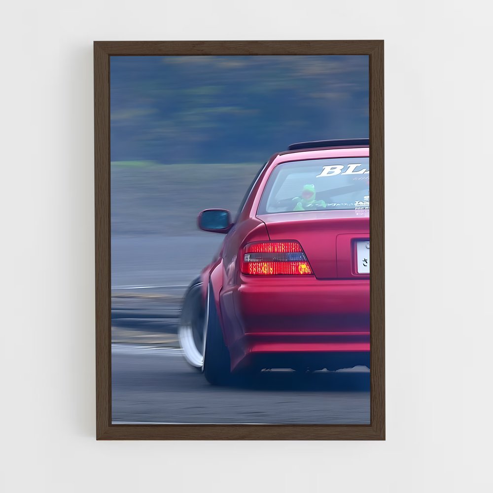 Poster Envoûtant Chaser jzx – affiche Toyota (vue 5)